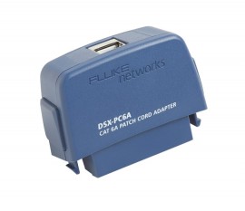 Fluke Networks DSX-PC6A Single Patch Cord Adapter with CAT 6A patch cord jacks-