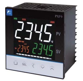 Fuji PXF9ABY2-FVYA1 PXF9 Digital Temperature Controller, 2 Point Alarm, 1/4 DIN-