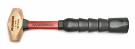 GearWrench 69-513G Brass Hammer with fiberglass handle, 1&amp;frac12; lb-