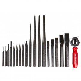GearWrench 70-567G Punch and Chisel Set, 19 pieces-
