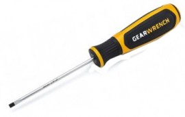 GearWrench 80015H Cabinet Dual Material Screwdriver, &amp;frac38; x 3&amp;quot;-