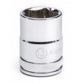 GearWrench 80381 &amp;frac38;&amp;quot; Drive 6-Point Standard Metric Socket, 13 mm-