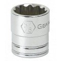 GearWrench 80498 &amp;frac38;&amp;quot; Drive 12-Point Standard SAE Socket, &amp;frac38;&amp;quot;-