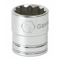 GearWrench 80499 &amp;frac38;&amp;quot; Drive 12-Point Standard SAE Socket, &lt;sup&gt;7&lt;/sup&gt;&amp;frasl;&lt;sub&gt;16&lt;/sub&gt;&amp;quot;-