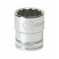 GearWrench 80503 &amp;frac38;&amp;quot; Drive 12 Point Standard SAE Socket, 11/16&amp;quot; fastener-