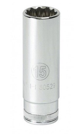GearWrench 80512 &amp;frac38;&amp;quot; Drive 12-Point Deep SAE Socket, &lt;sup&gt;7&lt;/sup&gt;&amp;frasl;&lt;sub&gt;16&lt;/sub&gt;&amp;quot;-