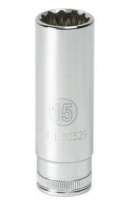 GearWrench 80513 &amp;frac38;&amp;quot; Drive 12-Point Deep SAE Socket, &amp;frac12;&amp;quot;-
