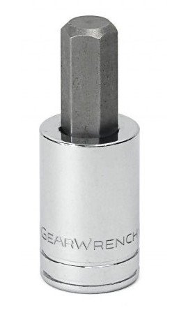 GearWrench 80654 &amp;frac12;&amp;quot; Drive Hex Bit SAE Socket, &amp;frac12;&amp;quot;-
