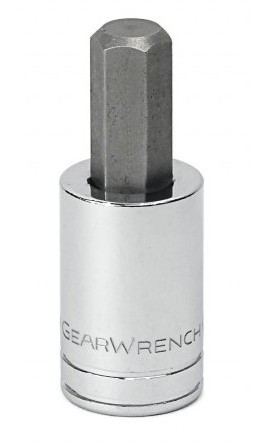 GearWrench 80662 &amp;frac12;&amp;quot; Drive Hex Bit Metric Socket, 14 mm-