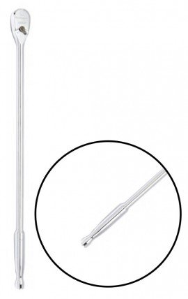 GearWrench 81269XP 120XP Extra-Long Handle Teardrop Ratchet, 0.375&amp;quot; Drive, 18&amp;quot;-