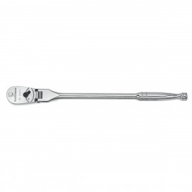 GearWrench 81306F &amp;frac12;&amp;quot; Drive 84 Tooth Flex Head Teardrop Ratchet, 17&amp;quot;-
