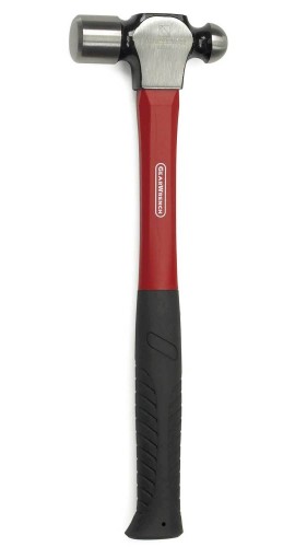GearWrench 82252 Ball Pein Hammer with Fiberglass Handle, 24 oz-