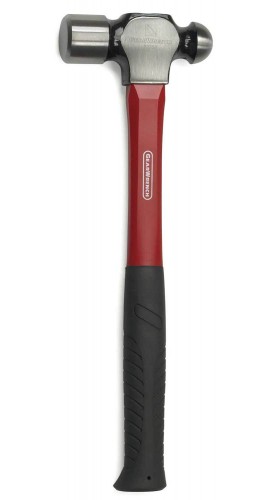 GearWrench 82253 Ball Pein Hammer with Fiberglass Handle, 32 oz-