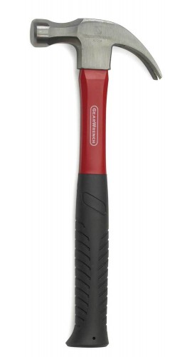GearWrench 82254 Curved Claw Hammer with Fiberglass Handle, 16 oz-