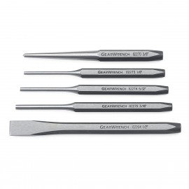 GearWrench 82304 Punch and Chisel Set, 5 pieces-