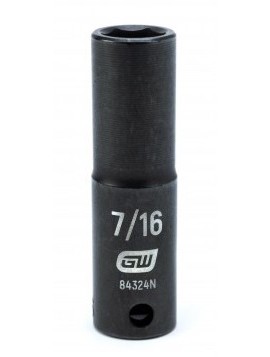 GearWrench 84324N &amp;frac38;&amp;quot; Drive 6-Point Deep Impact SAE Socket, <sup>7</sup>&amp;frasl;<sub>16</sub>&amp;quot;-