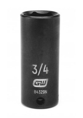 GearWrench 84329N &amp;frac38;&amp;quot; Drive 6-Point Deep Impact SAE Socket, &amp;frac34;&amp;quot;-
