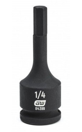 GearWrench 84399 &amp;frac38;&amp;quot; Drive Hex Bit Impact SAE Socket, &amp;frac14;&amp;quot;-