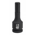 GearWrench 84401 &amp;frac38;&amp;quot; Drive Hex Bit Impact SAE Socket, &amp;frac38;&amp;quot;, chrome molybdenum alloy-