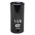 GearWrench 84558N &amp;frac12;&amp;quot; Drive 6-Point Deep Impact SAE Socket, 1&amp;frac18;&amp;quot;-