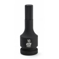 GearWrench 84627 &amp;frac12;&amp;quot; Drive Hex Bit Impact Metric Socket, 10 mm-
