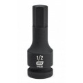 GearWrench 84636 &amp;frac12;&amp;quot; Drive Hex Bit Impact SAE Socket, &amp;frac12;&amp;quot;-