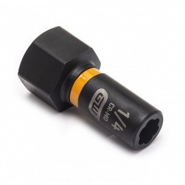 GearWrench 84751 &amp;frac14;&amp;quot; Drive Bolt Biter Impact Extraction Socket with &amp;frac14;&amp;quot; fastener-