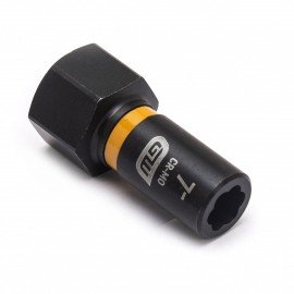 GearWrench 84752 &amp;frac14;&amp;quot; Drive Bolt Biter Impact Extraction Socket with 7 mm fastener-