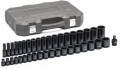 GearWrench 84947N 39-Piece Standard and Deep Impact SAE Socket Set, 0.5&amp;quot; drive, 6-point-