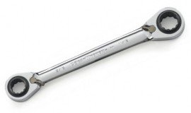 GearWrench 85202D QuadBox 12-Point Reversible Ratcheting Wrench, <sup>9</sup>&amp;frasl;<sub>16</sub> x &amp;frac58;&amp;quot;-