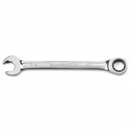 GearWrench 85508 12 Point Open End Ratcheting Combination Wrench, 8 mm fastener-