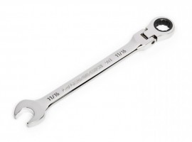 Gearwrench 86748 90-Tooth 12-Point Flex Head Ratcheting Combination Wrench, 11/16&amp;quot;-