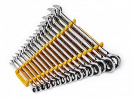 Gearwrench 86928 90-Tooth 12-Point Metric Combination Ratcheting Wrench Set-