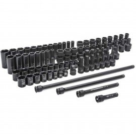 GearWrench 89093 Socket Set, 3/8" drive, 80-piece-