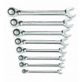 GearWrench 9533N 12-Point Reversible Ratcheting Combination SAE Wrench Set, 8-piece-