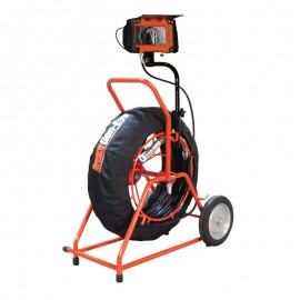 General Pipe Cleaners SL-GXP-F X-Pod Plus Sewer Camera with Self-Leveling Color Camera, 200' Push Rod, and Pipe Locator-