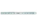 General Tools 1201ME Precision 12&quot; Flexible Steel Ruler with fine black graduation and polished stainless steel-