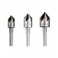 General Tools 195ST Countersink Bit Set, 3-piece-