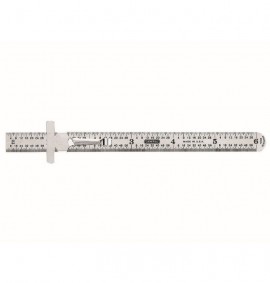 General Tools 300/1 Precision Flexible Ruler, steel, 6&amp;quot;-