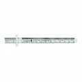 General Tools 300ME Precision Flexible Ruler with 64th&amp;quot; graduations, stainless steel, 6&amp;quot;/150 mm-