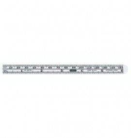 General Tools 305ME Precision Flexible Ruler with 16th&amp;quot; graduations, stainless steel, 6&amp;quot;/150 mm-