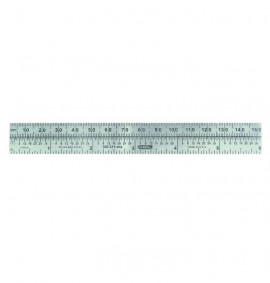 General Tools 311ME Precision Flexible Ruler with inch-mm comparison, 6&amp;quot;-