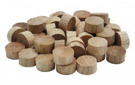 General Tools 313012 1/2&quot; Flat Head Oak Plugs, 45-packs-