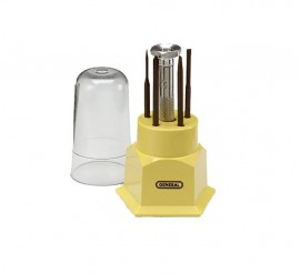 General Tools 4107 5-Piece Jeweler&#039;s Screwdrivers Set with swivel head for more torque-