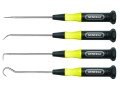 General Tools 60004 4-piece Precision Fixed Blade Probe Set for positioning wires and marking small surfaces-