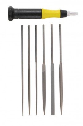 General Tools 707476 6-piece Chromium Alloy Steel Needle File Set, 5-1/2" length-