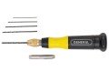 General Tools 75801 4-in-1 Pin Vise with two hardened tool steel double-ended collets-