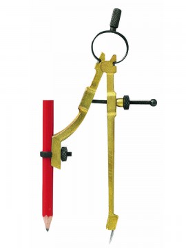 General Tools 842 Precision Pencil Compass with a 9" maximum diameter-