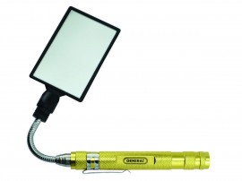 General Tools 90560 Telescoping Inspection Mirror Rectangular with up to 23" extension-