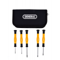 General Tools Precision Screwdriver Set, 5-piece-